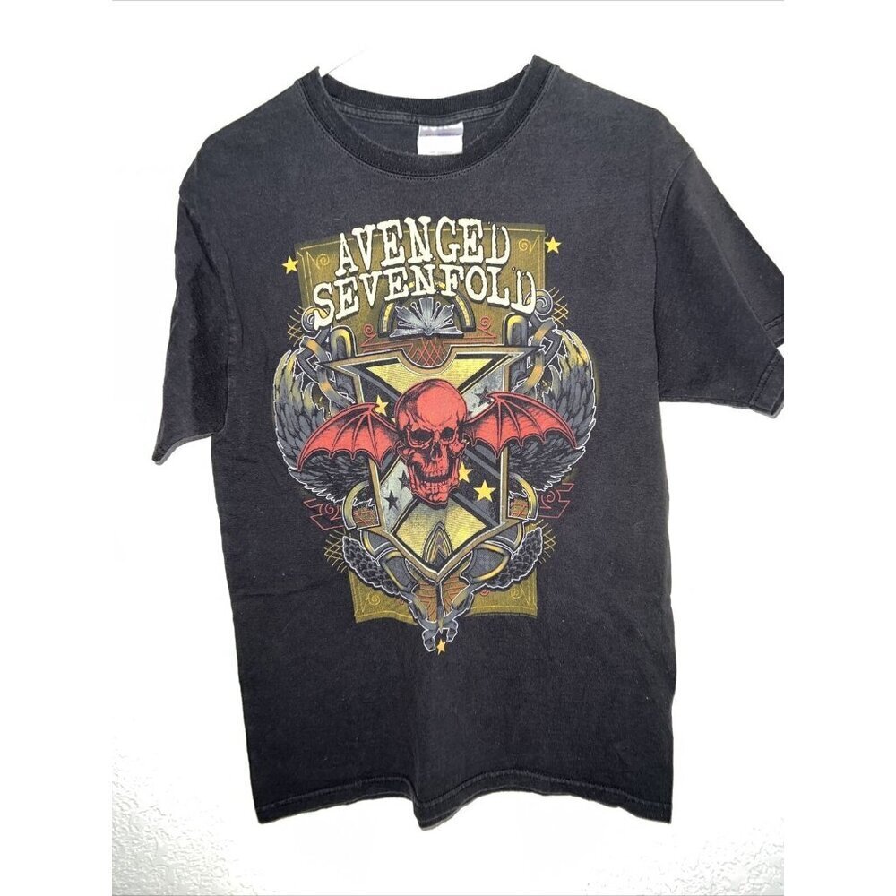 Avenged Sevenfold T Shirt Hanes Heavyweight Tee Shirt Medium Vintage (1A)